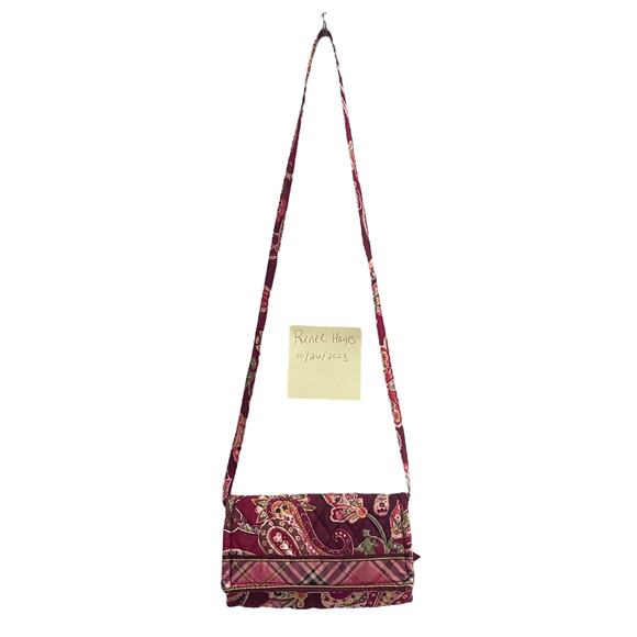 Vintage Y2K Retired Vera Bradley Piccadilly Plum Crossbody - Picture 1 of 4